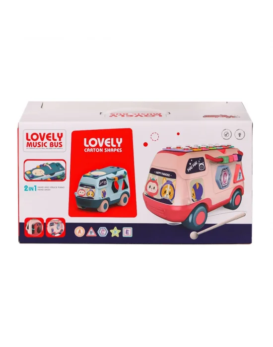 Rt980 Eğitici Bultak Işıklı Müzikli Otobüs -vardem Oyuncak