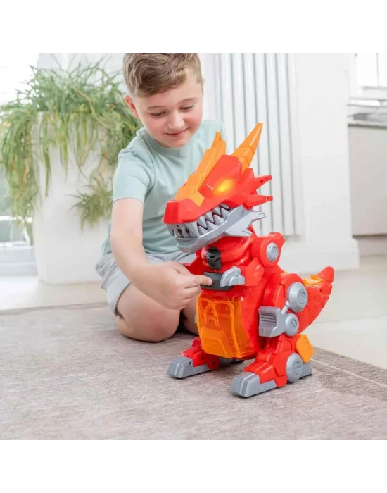 S00070024 -sun-htı-tmz-pist Set Robo Wreckerz Mega Beast Sesli/ışıklı