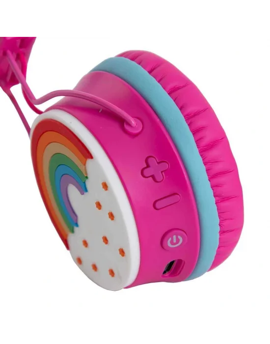 S01002605 -sun-gle-ech-kulaklık Mikrofonlu Katlanabilir Kablosuz Gökkuşağı Resim