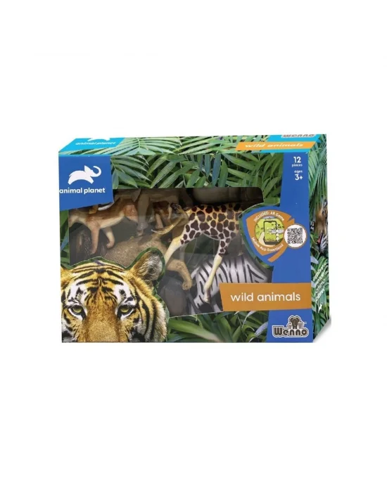 Sh-5901 Vardem Kutulu 12 Parça Vahşi Hayvan Seti