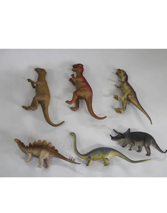 Sh-9001-vardem Poşetli 6pcs 8 İnch  Çiftlik Hayvan Ve Dinozor Set