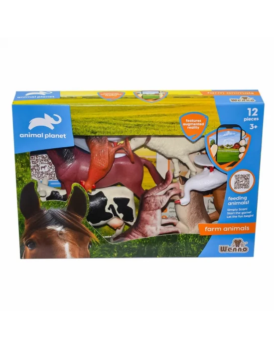 Sh-d5904 Kutulu 12 Parça Çiftlik Hayvanları - Vardem Oyuncak