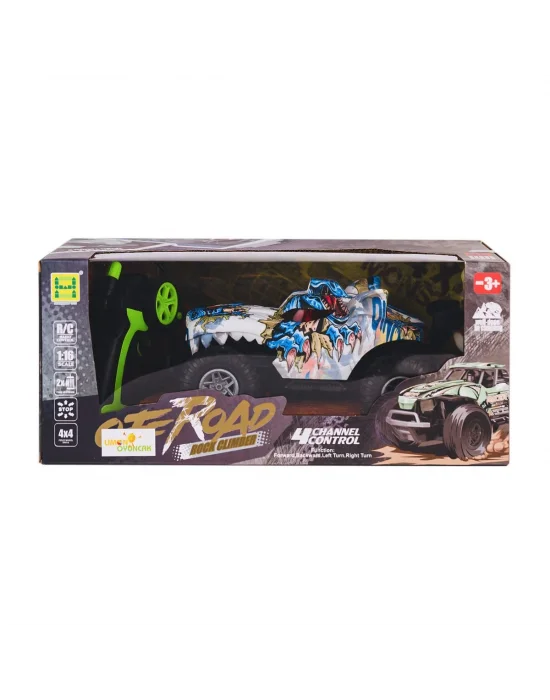 Sh091-503b Kumandalı Şarjlı Off Road Canavar Rock Climber 4x4 -limon Oyuncak
