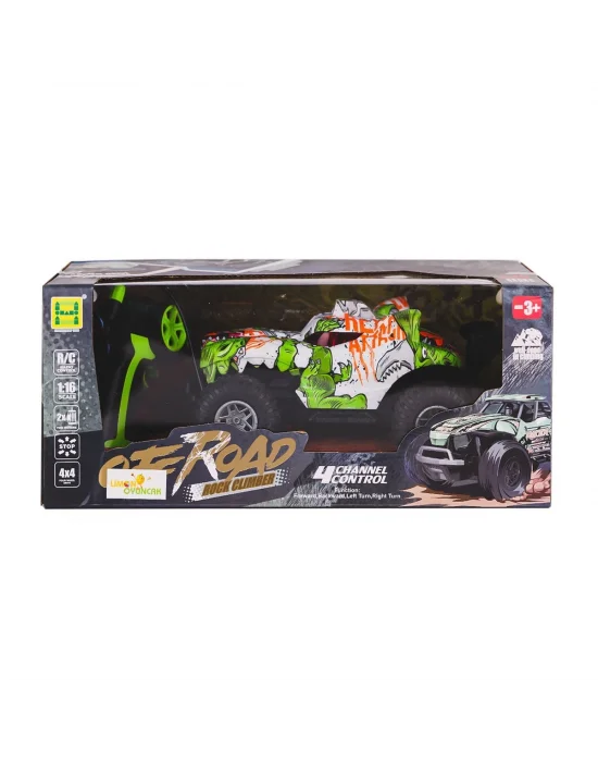 Sh091-503b Kumandalı Şarjlı Off Road Canavar Rock Climber 4x4 -limon Oyuncak