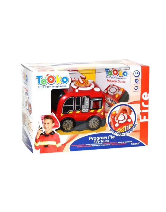 Sıl/81470 Silverlit Tooko Programlanabilen İtfaiye Aracı Oyun Seti