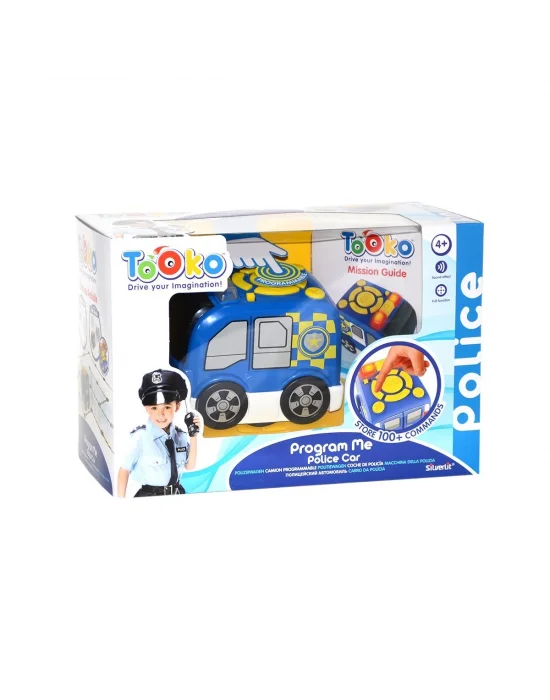 Sıl/81471 Silverlit Tooko Programlanabilen Polis Aracı Oyun Seti