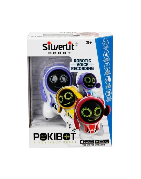 Sıl/88042  Silverlit Yapay Zekalı Pokibot Robot