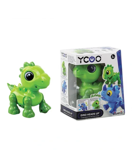 Sıl 88592 Silverlit Sesli Ve Işıklı Elektronik Robot Dino Heads Up -necotoys