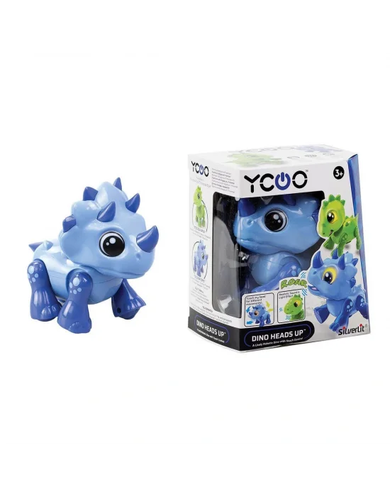Sıl 88592 Silverlit Sesli Ve Işıklı Elektronik Robot Dino Heads Up -necotoys