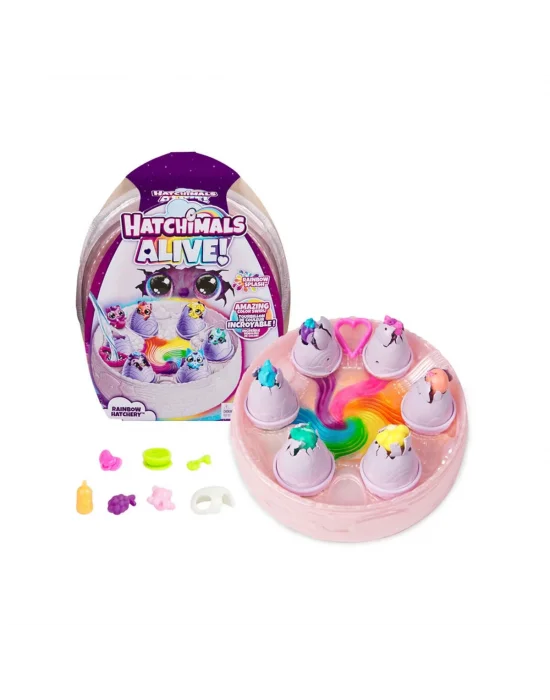 Spm-6070168 Egg Hatchimals Alive Rainbow Hatcery