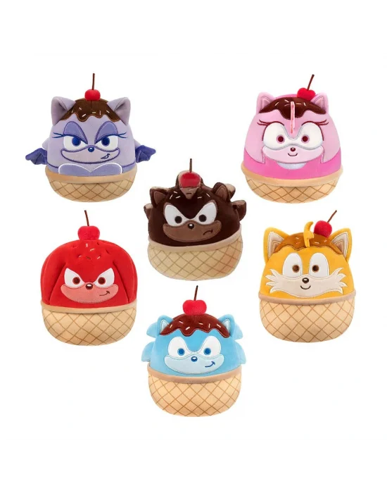 SQ Sg00228 Squishmallows Mystery Squad Sonic Sürpriz Figür 13 Cm