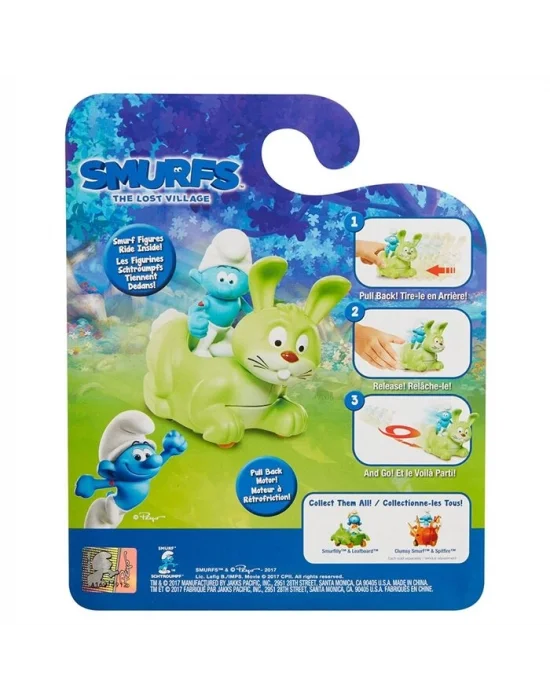 Şrn 30872 Şirinler Figürlü Araç Seti Asorti