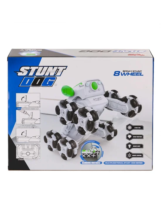 Syr-666-820 Kumandalı Buharlı 8 Teker Stunt Köpek Araba -vardem Oyuncak