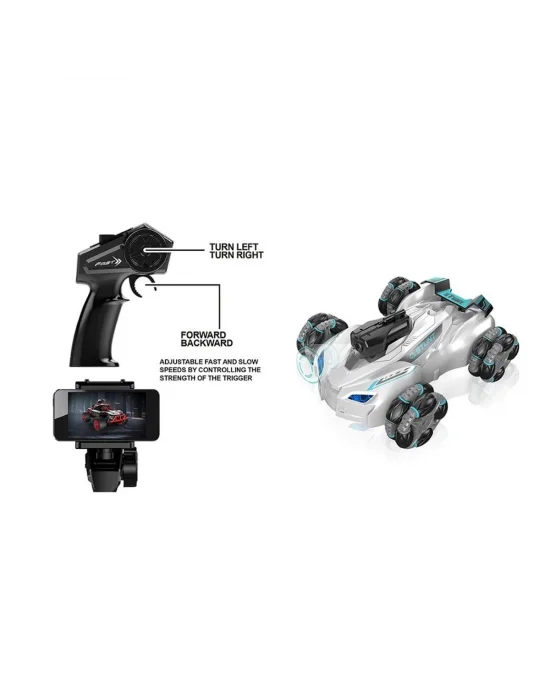 Syr-666-863 Kumandalı Wifi Kameralı Stunt Araba -vardem Oyuncak