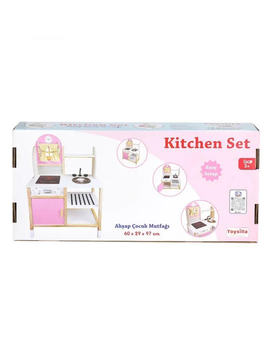 T1011 Ahşap Çocuk Mutfağı  (led Yoktur)