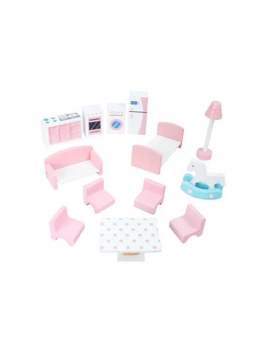 T2010 Ahşap Kaydıraklı Ev 3 Katlı -okutan Hobi