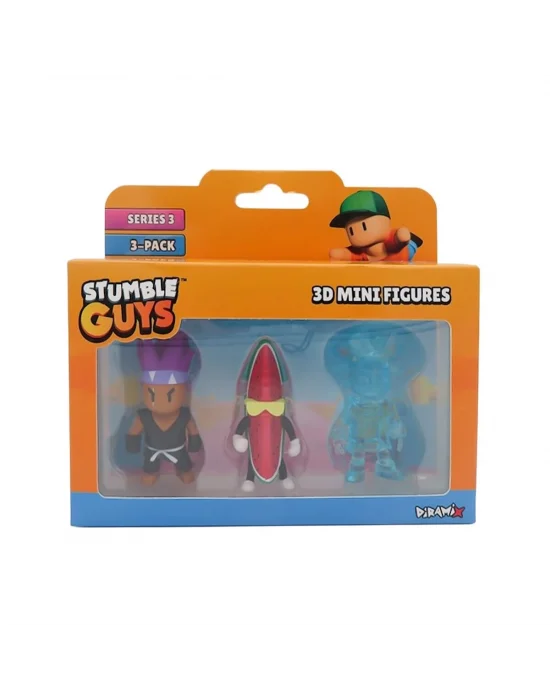 Tuy23000 Stumble Guys 3lü Mini Figür