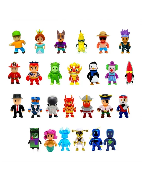 Tuy23000 Stumble Guys 3lü Mini Figür