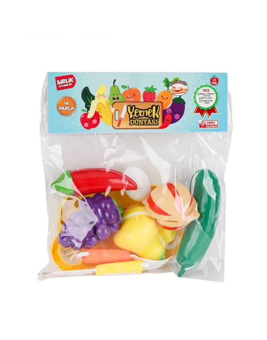 Urt007-pvc-2a B Kesilebilen Meyve Sebze 14 Parça
