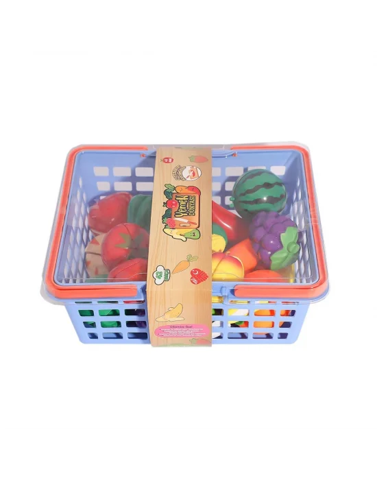 Urt007-spt-001 Kesilebilen Meyve Ve Sebze Sepetli 42 Parça -birlik