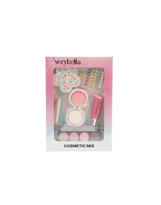 Vrb83000 Very Bella Güzellik Seti (saç Tebeşiri+far+yüz Boyası+lip Gloss+sticker