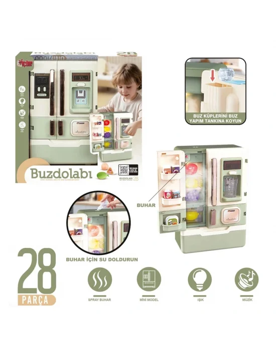 Vrd10650 Işıklı Ve Sesli Aksesuarlı Buzdolabı