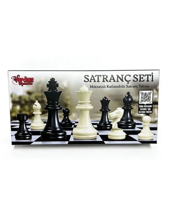 Vrd10660 Mıknatıslı Katlanabilir Satranç Set