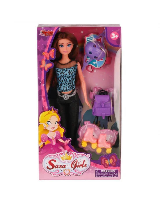 Wg-115070  Aksesuarlı Patenci Bebek 29 Cm - Vardem Oyuncak