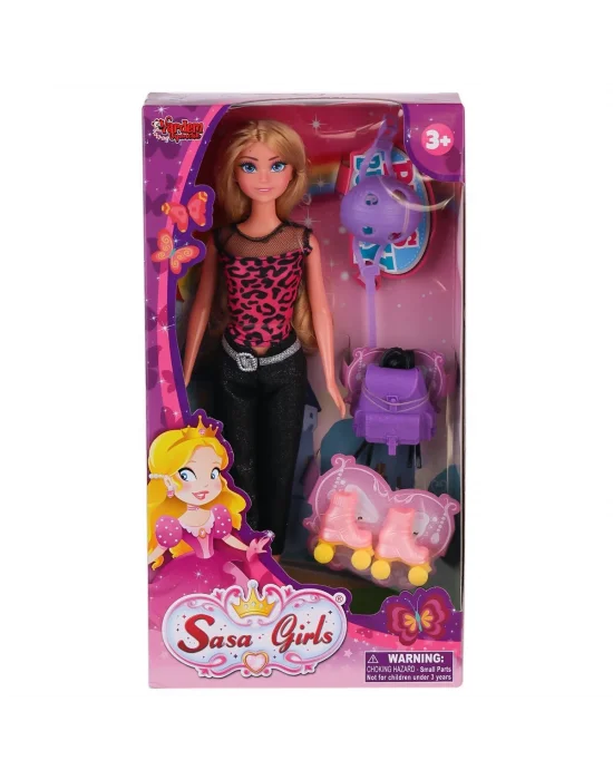 Wg-115070  Aksesuarlı Patenci Bebek 29 Cm - Vardem Oyuncak