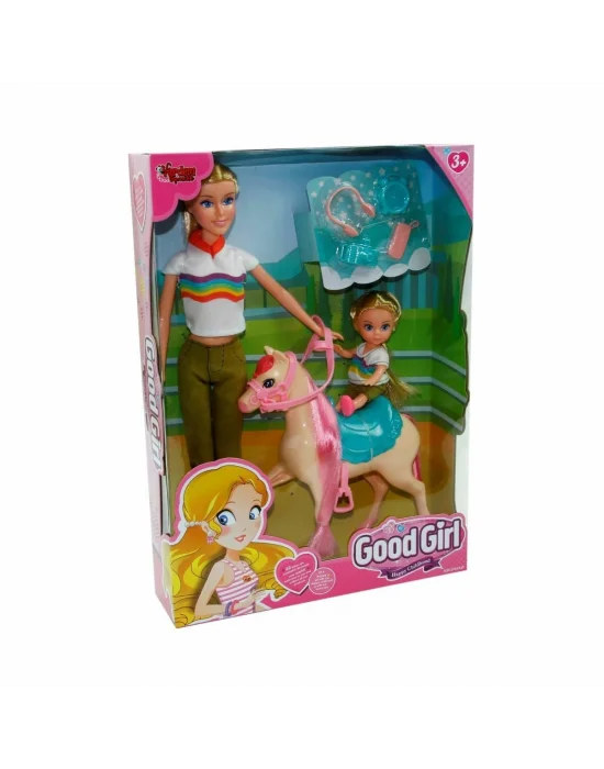 Wg-115162 Kutulu 29cm Atlı Kızı Ve Anne Bebek - Vardem Oyuncak