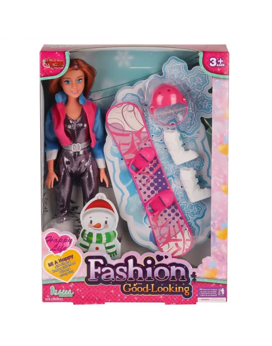 Wg-66730-66731 Aksesuarlı Kayakçı Bebek 29 Cm -vardem Oyuncak