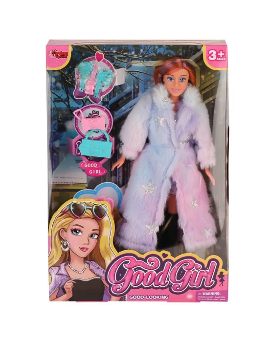 Wg-66768  Aksesuralı Kürklü Bebek 29 Cm - Vardem Oyuncak