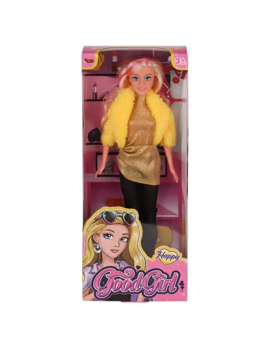 Wg-66771  Parlak Drape Elbiseli Bebek 29 Cm -vardem