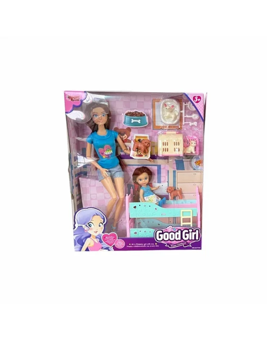 Wg-c115112 Kutulu 29cm Aksesuarlı Ranzalı Bebek - Vardem Oyuncak