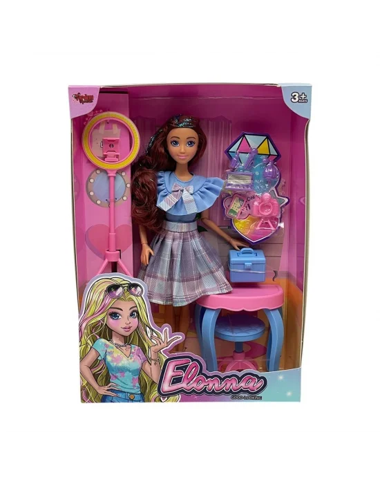 Wg66956 -vardem Kutulu Güzellik Masalı Çantalı Bebek Set 11,5 İnç