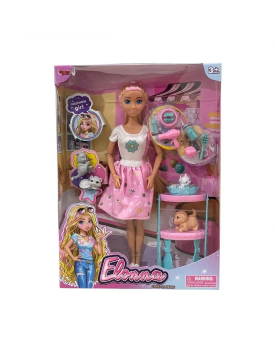 Wg66962 -vardem Kutulu  Pet Shop Bebek Set 11,5 İnç