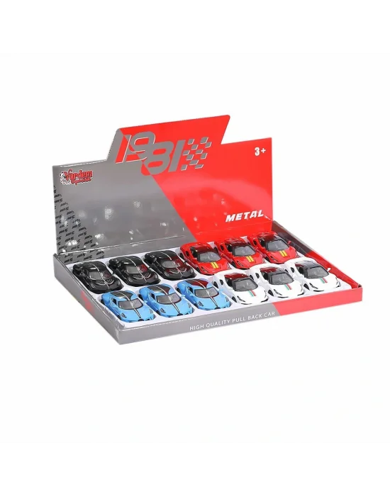Wk-6643-06s Çek Bırak Şeritli Spor Araba 1:43 -vardem