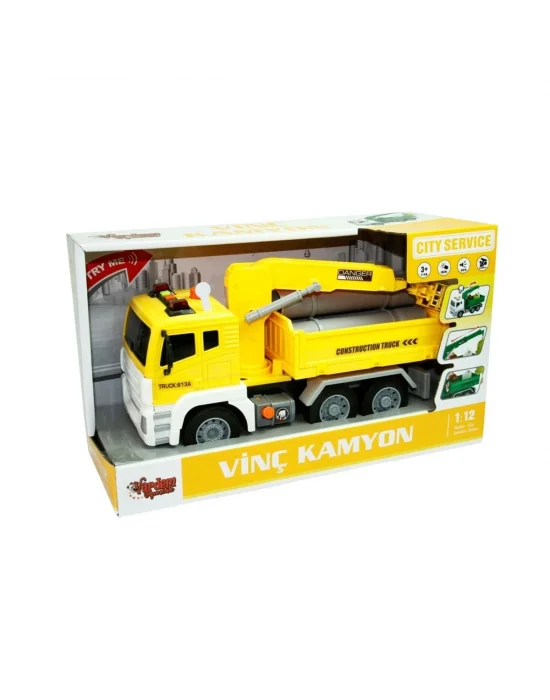 Wy813a Wy822a 1 12 Sürtmeli Sesli Işıklı Aks Vinç Kamyon