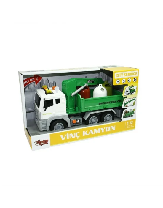 Wy813a Wy822a 1 12 Sürtmeli Sesli Işıklı Aks Vinç Kamyon