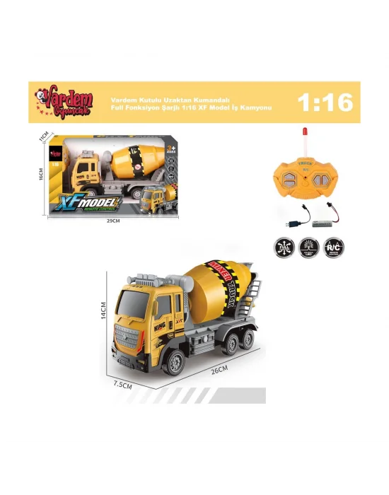 Xf-789-110a-1a-3a-4a Kumandalı Şarjlı İş Makinesi -vardem