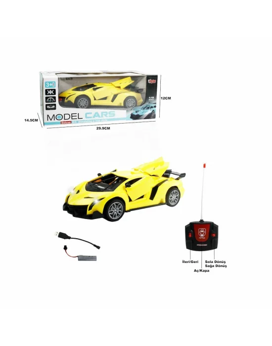 Xfg-789-104c Kumandalı Şarjlı 1:18 Kapı Ve Bagaj -vardem