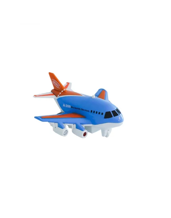 Xg879-209 Sesli Işıklı Metal Çek Bırak Uçak -birliktoys