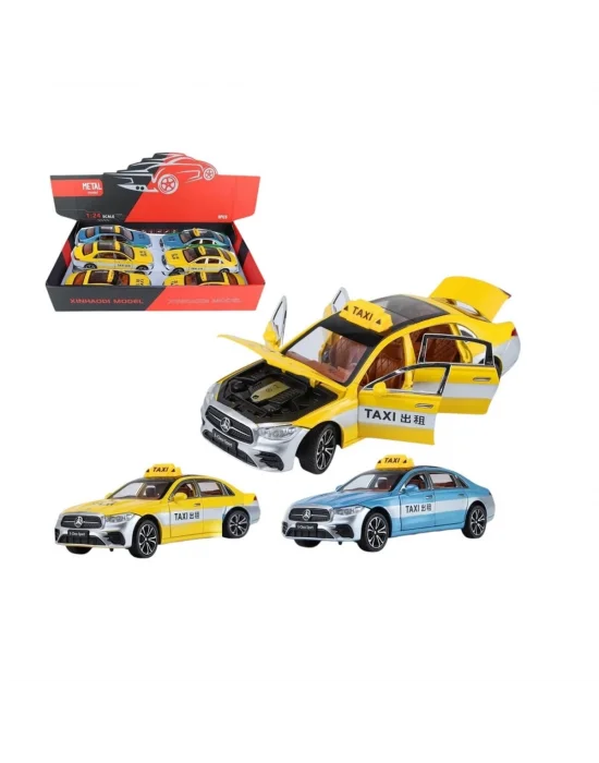 Xhd-b2426 C-vardem Çek Bırak 1:24 Işıklı Ve Sesli Kapıları Açılan Mrs Taxi