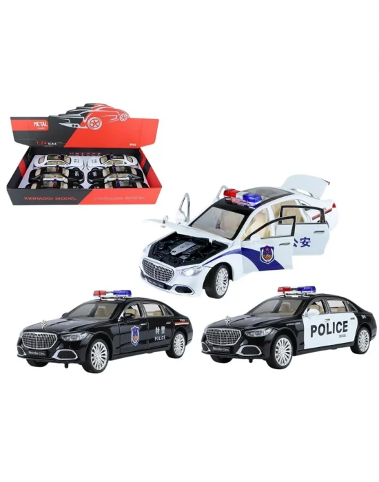 Xhd-b2430 C-b 1 24 Işıklı Sesli Tsl Polis Araba