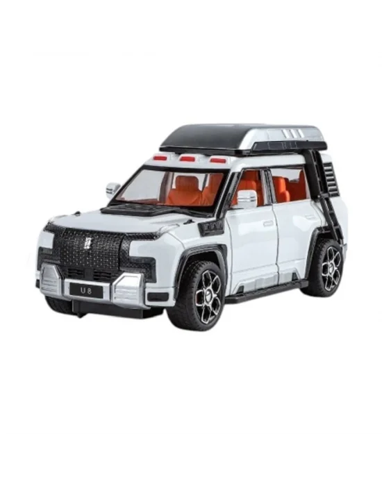Xhd-b2432 -vardem Çek Bırak  Işıklı Ve Sesli Kapıları Açılan Lr Jeep 1:24