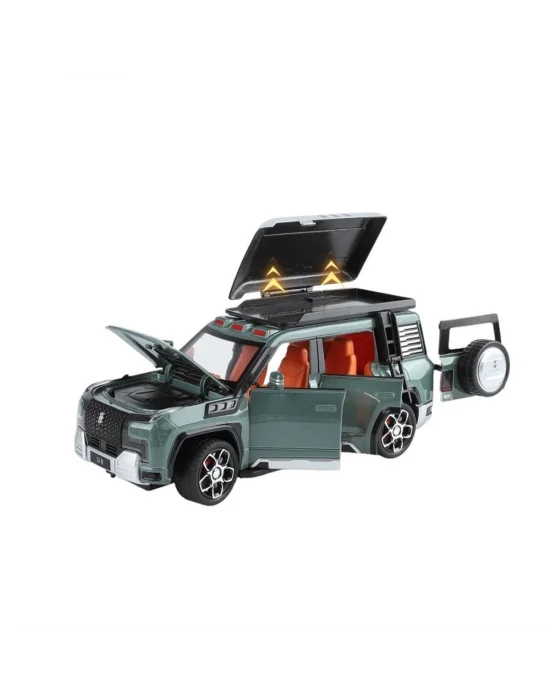 Xhd-b2432 -vardem Çek Bırak  Işıklı Ve Sesli Kapıları Açılan Lr Jeep 1:24