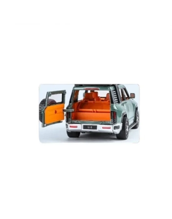 Xhd-b2432 -vardem Çek Bırak  Işıklı Ve Sesli Kapıları Açılan Lr Jeep 1:24