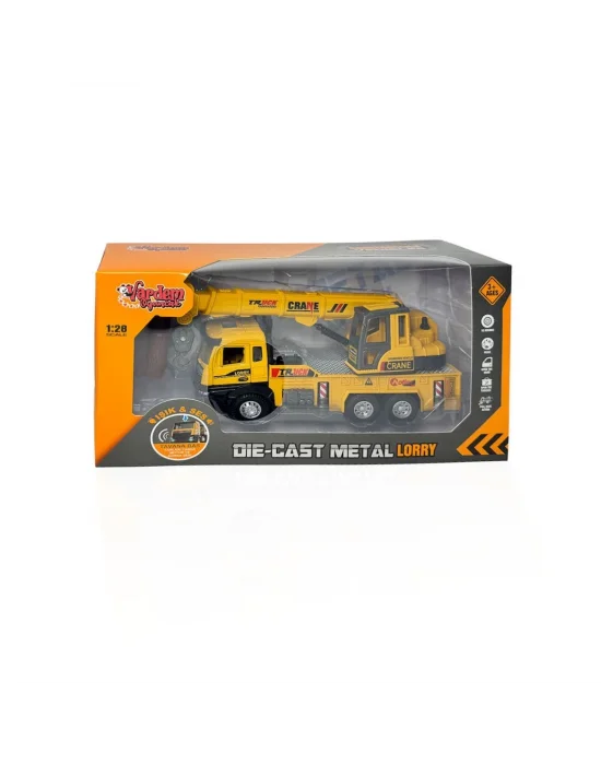 Xx992-02ab Çek Bırak Işıklı Ve Sesli Kule Vinç 1:28 -vardem Oyuncak