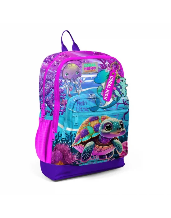 YAYGAN - 23756 - KAPLUMBAĞA CORAL HIGH SIRT ÇANTASI