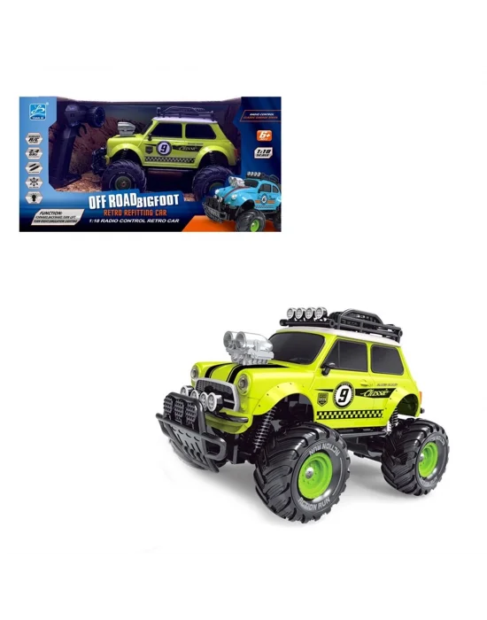 Yd898-mt1820 Uzaktan Kumandalı Full Fonksiyon 1:18 Şarjlı 2.4g Sevimli Off-road Mini Araba